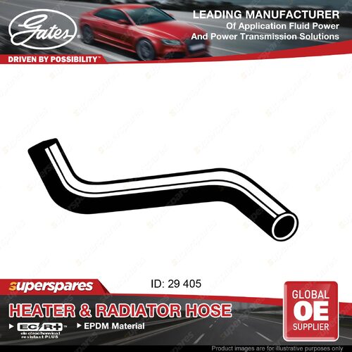 Gates Lower Radiator Curved Hose for Triumph 2000 20TC 2.0L 65 66KW