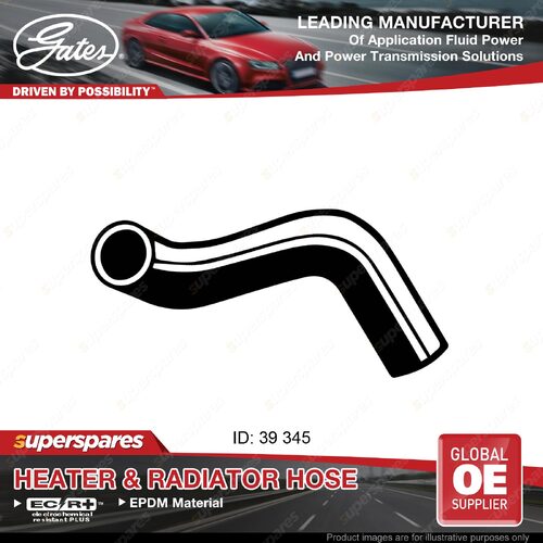 Gates Upper Radiator Hose for Ford Fairlane ZA Fairmont XR Falcon XR