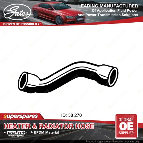 Gates Upper Radiator Curved Hose for Jaguar XJ 4.2L 151KW 09/79-12/87