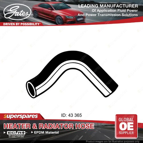 Gates Lower Radiator Hose for Chrysler Valiant Charger VG CJ CL CM VH VJ VK VG