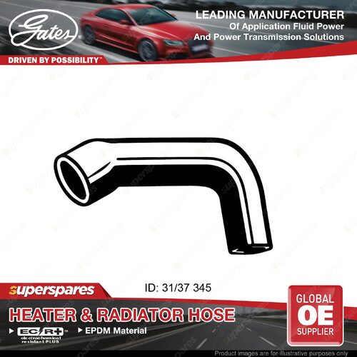 Gates Upper Radiator Hose for Ford Falcon XA XB XC 3.3L 97KW 200ci