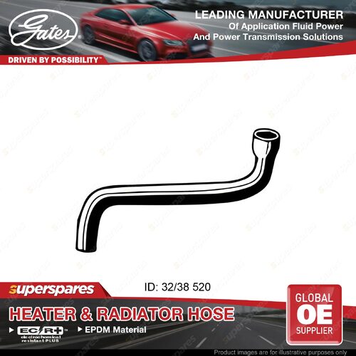 Gates Upper Radiator Hose for Holden Torana LX Sedan 1.9L 60KW 75-78