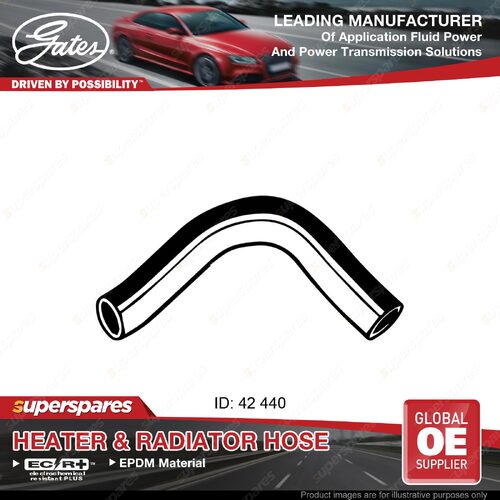 Gates Lower Radiator Curved Hose for Leyland Innocenti 4.4L 04/73-07/76