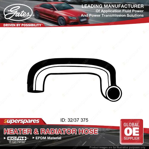 Gates Lower Radiator Hose for Toyota Celica TA22 1.6L 11/71-06/76