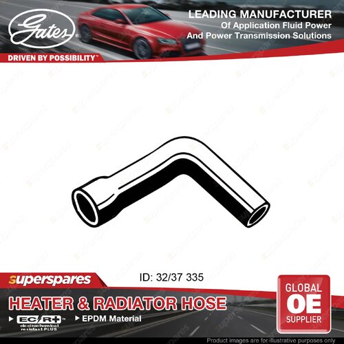 Gates Lower Radiator Curved Hose for Ford Cortina TE TF 2.0L 1977-1982