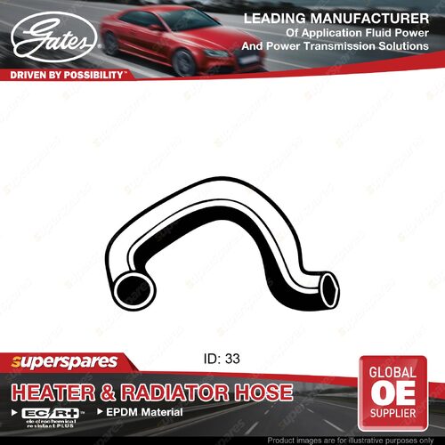 Gates Lower Radiator Hose for Mazda 323 FA TC TU UC Hatchback 1.3L 1.4L