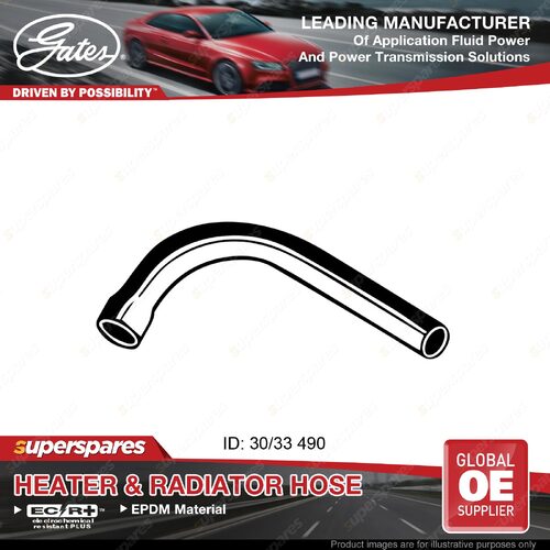 Gates Lower Radiator Curved Hose for Volvo 240 P242 P244 P245 B23A B23E