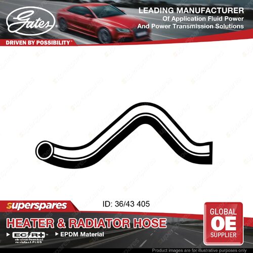 Gates Lower Radiator Hose for Volvo 260 P262 P264 P265 2.7L 2.8L 74-82