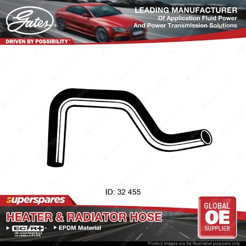 Gates Lower Radiator Hose for Toyota Corolla KE70 Sedan 1.3L Length 455mm