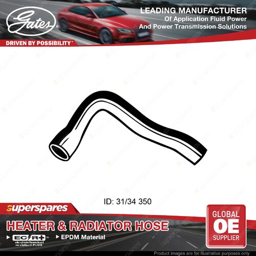 Gates Lower Radiator Hose for Toyota Hilux RN3 RN4 RN31 2.0L 1979-1983