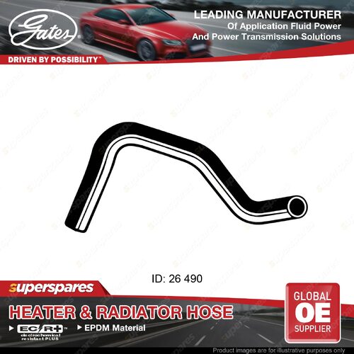 Gates Lower Radiator Hose for Holden Barina MB ML 1.3L 50KW 52KW 490mm