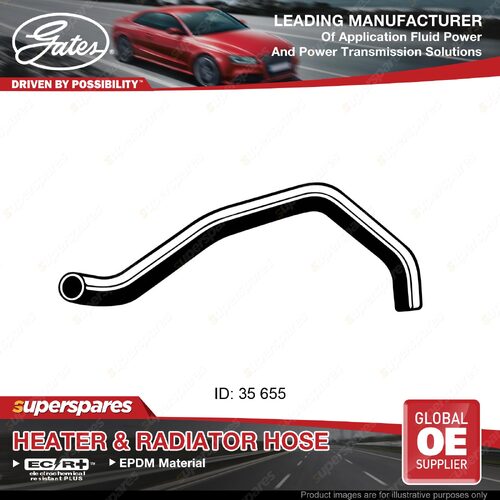 Gates Lower Radiator Hose for Mitsubishi Lancer CA CB 4G15 1.5L 1989-1992