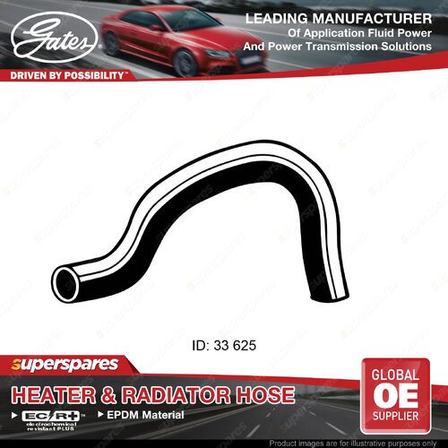 Gates Lower Radiator Hose for Mitsubishi L200 Express Rear Wheel Drive