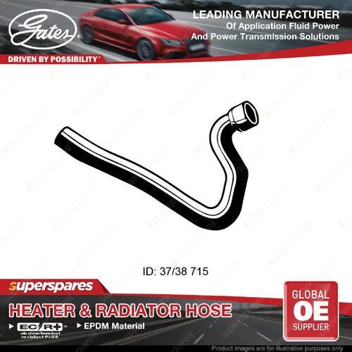 Gates Lower Radiator Hose for Holden Calais Commodore VL 3.0L 86-88