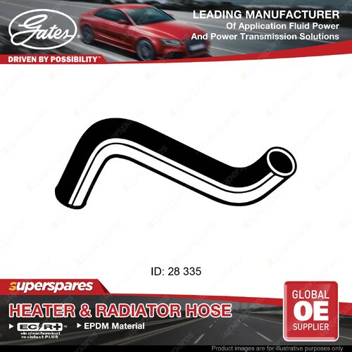 Gates Upper Radiator Curved Hose for Holden Astra LB LC 1.5L 1.6L