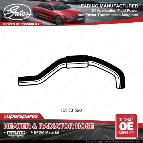 Gates Upper Radiator Hose for Toyota Corona ST141 2S-C 2.0L 71 83-87