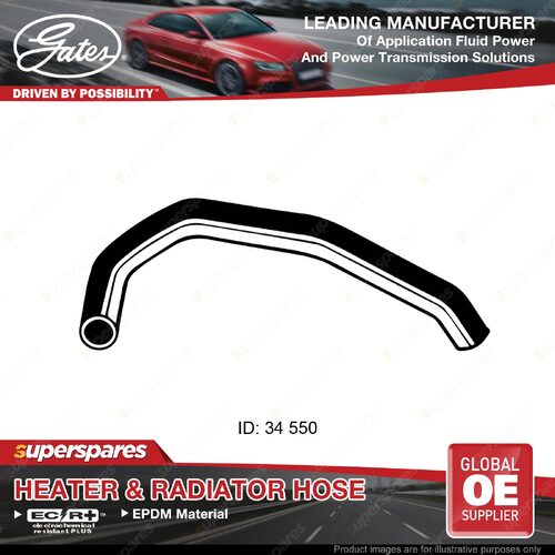 Gates Lower Radiator Curved Hose for Nissan Pintara R31 CA20E 2.0L 78Kw