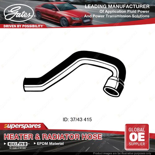 Gates Lower Radiator Hose for Toyota Landcruiser BJ42 BJ45 BJ46 80 Series 415mm