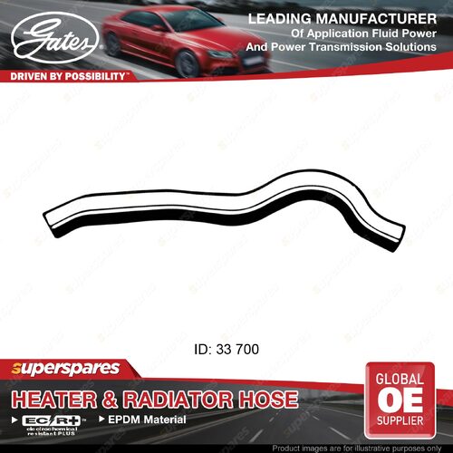 Gates Upper Radiator Hose for Mitsubishi Magna TM TP Sedan 2.6L 1985-1991