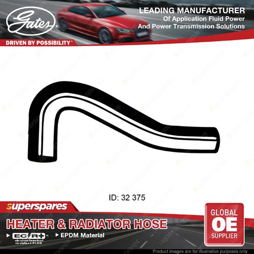 Gates Upper Radiator Hose for Mazda 626 GD GV Mx-6 GD Telstar GD 2.2L