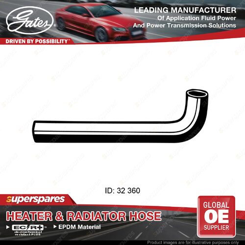 Gates Upper Radiator Hose for Mitsubishi Express SF SG SH SJ WA Delica P05V P15V