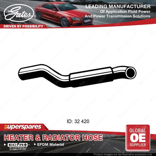 Gates Upper Radiator Hose for Toyota Camry VZV21 2.5L 06/88-02/93