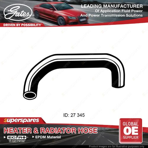 Gates Lower Radiator Hose for Ford Festiva WA B3 1.3L 10/91-03/94