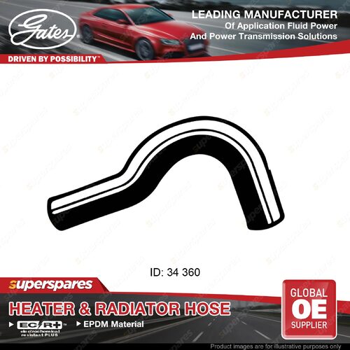 Gates Upper Radiator Hose for Mitsubishi Galant HJ 2.0L E55A 1992-1996