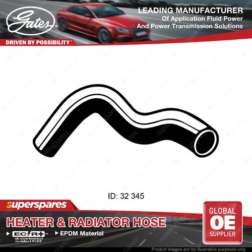 Gates Upper Radiator Hose for Hyundai Elantra Lantra J1 1.6L 1.8L 345mm