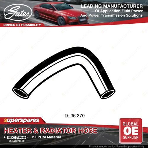 Gates Upper Radiator Hose for Holden Jackaroo Monterey UBS 3.2L 92-98