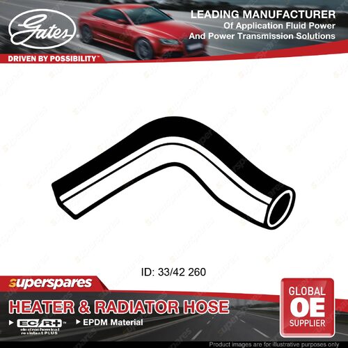 Gates Lower Radiator Hose for Nissan Navara D21 Pathfinder WD21 Terrano WD21