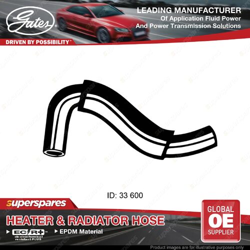 Gates Lower Radiator Hose for Toyota Hilux YN 51 56 57 YN106 YN110 YN6 YN85 YN90