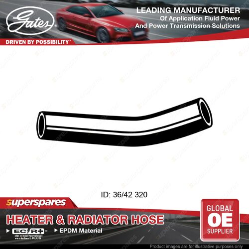 Gates Lower Radiator Hose for Toyota Landcruiser HDJ80 HZJ80 4.2L 92-98