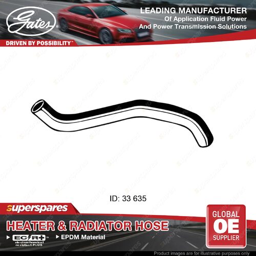 Gates Upper Radiator Hose for Mitsubishi Magna TE TF 4G64 2.4L 105KW