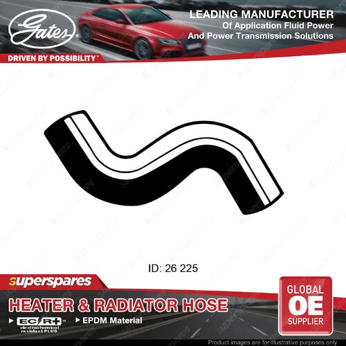 Gates Upper Radiator Hose for Nissan Micra K11 1.0L 1.3L 1992-2002