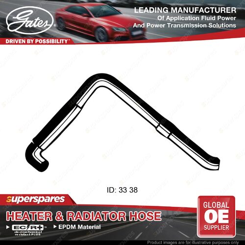 Gates Lower Radiator Hose for Nissan 300 Zx Z32 VG30DETT 3.0L 12/89-12/97