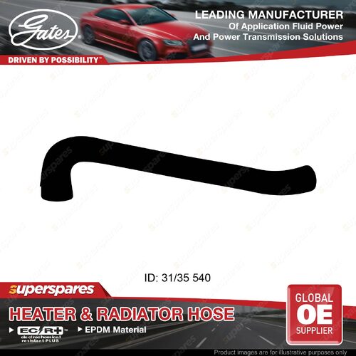 Gates Lower Radiator Hose for Toyota Hilux LN51 LN60 2.4L 01/84-07/88