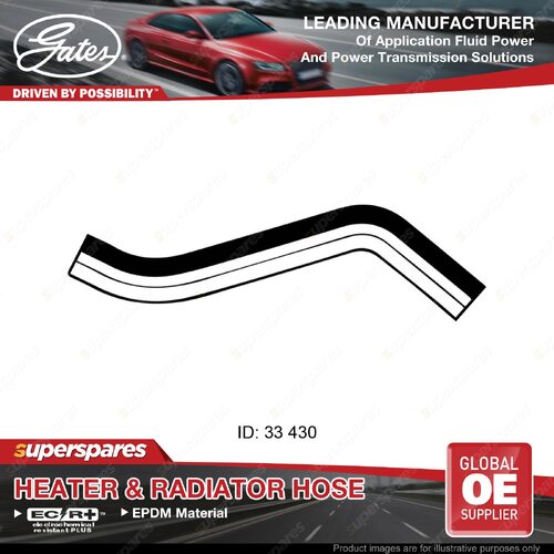 Gates Lower Radiator Hose for Holden Barina SB 1.2L 1.4L 1.6L 04/94-02/01