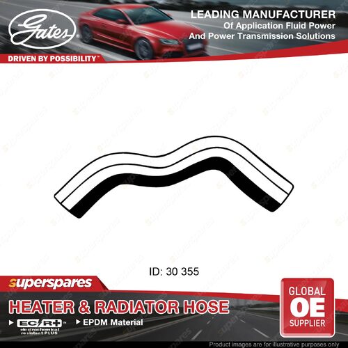 Gates Upper Radiator Hose for Holden Jackaroo UBS 2.8L 10/87-03/92