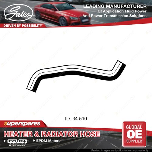 Gates Lower Radiator Hose for Nissan Bluebird U13 2.4L 06/92-05/97