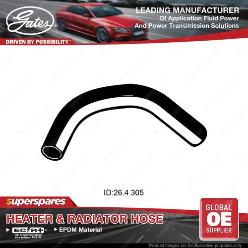 Gates Upper Radiator Hose for Ford Festiva WB WD WF B3 B5 1.3L 1.5L