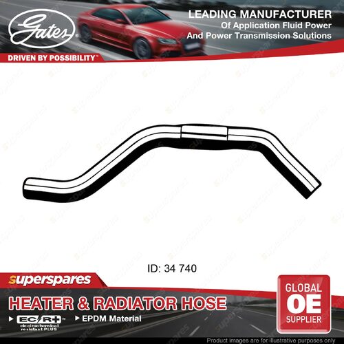 Gates Upper Radiator Hose for Mitsubishi Magna TS TR 4G54 Manual 2.6L