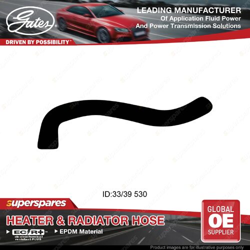 Gates Lower Radiator Curved Hose for Nissan Navara D21 2.7L 1987-1998