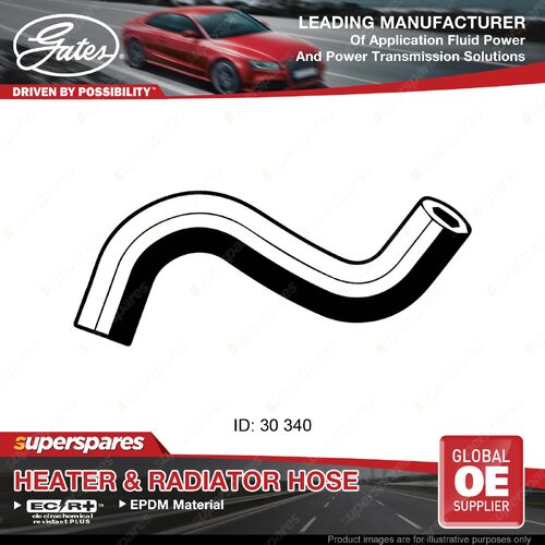 Gates Upper Radiator Curved Hose for Honda Accord CB CC Prelude BB