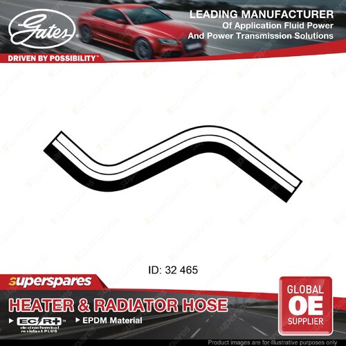 Gates Upper Radiator Hose for Hyundai Accent LC Excel X-3 1.6L 1.5L