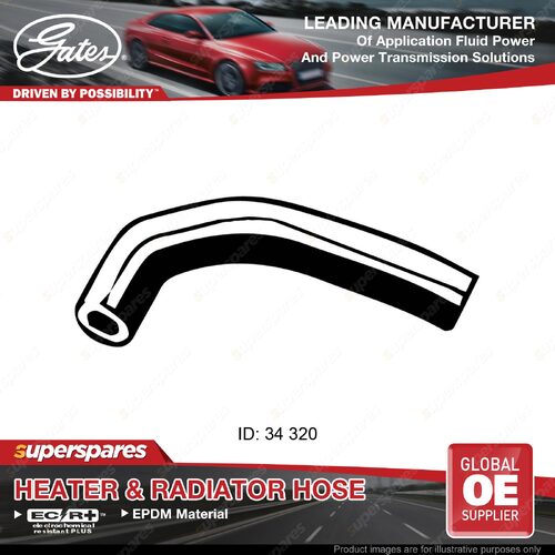 Gates Lower Radiator Curved Hose for Kia Sportage K00 2.0L 12/96-04/04