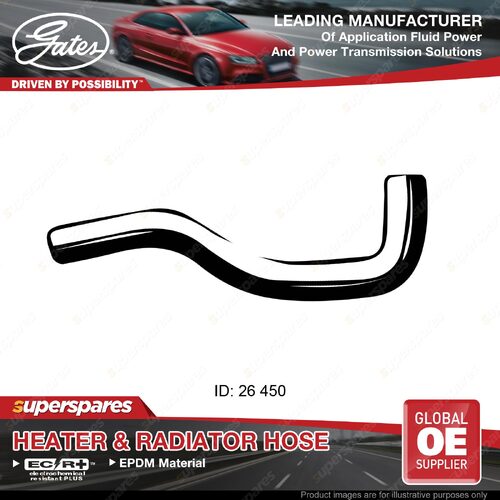 Gates Upper Radiator Curved Hose for Honda CRX ED EE 1.6L 10/87-02/92