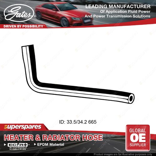 Gates Lower Radiator Hose for Holden Crewman Monaro Tonner Statesman Grange