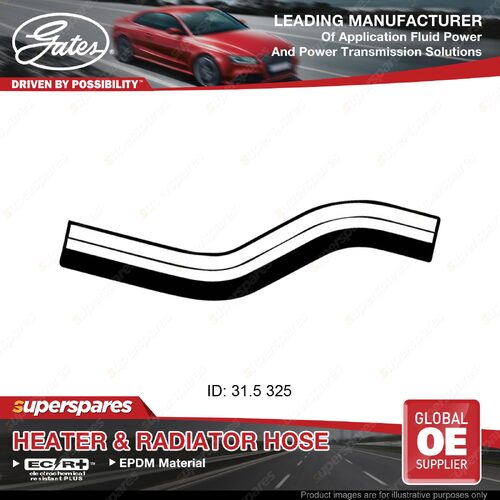 Gates Upper Radiator Hose for Hyundai Coupe RD Lantra J-2 Avante JF2 2.0L 1.8L