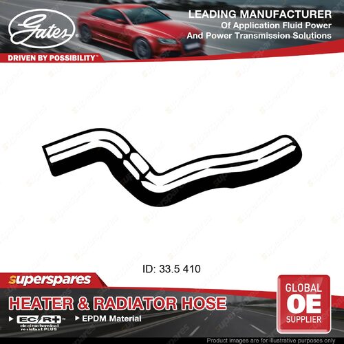 Gates Lower Radiator Curved Hose for Daewoo Cielo Hatchback 1.5L Manual